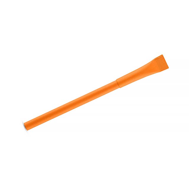 Papírové kuličkové pero PINKO - oranžová