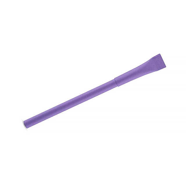 Papírové kuličkové pero PINKO - fialová