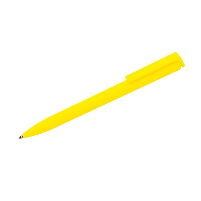 Kuličkové pero KLIK - žltá