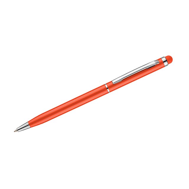 Kuličkové pero stylus TIN 2 - oranžová