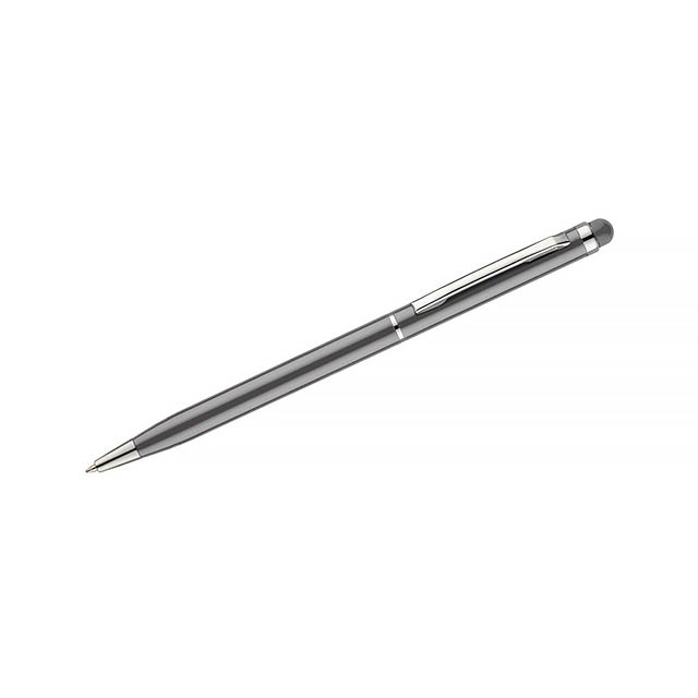 Kuličkové pero stylus TIN 2 - šedá