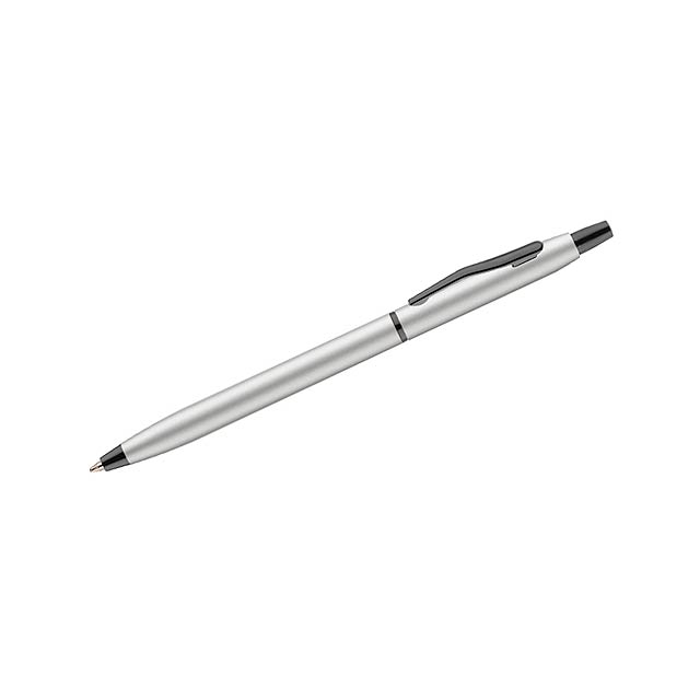 Kuličkové pero FLORETTE - stříbrná