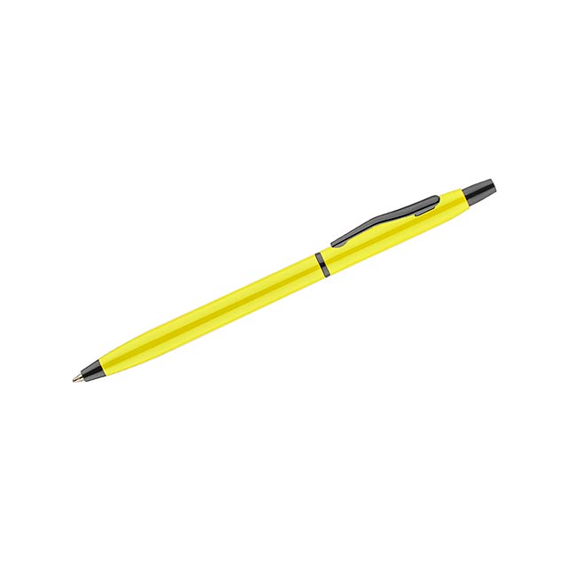 Kuličkové pero FLORETTE - žltá