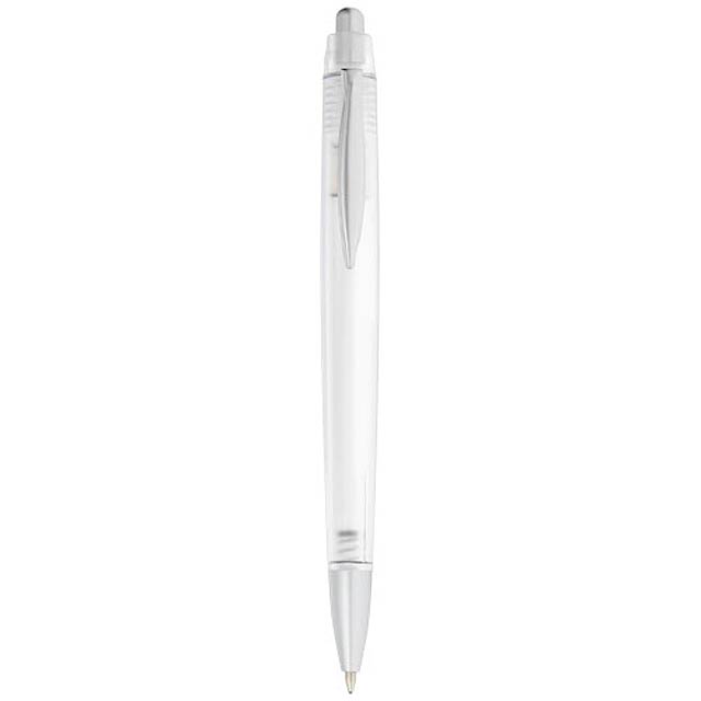 Albany ballpoint pen - transparent white