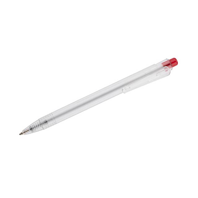 Kuličkové pero rPET KLIIR - červená