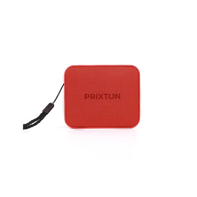 Prixton Keiki Reproduktor Bluetooth® - transparentná červená