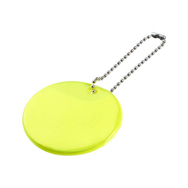 Reflective hanger round medium - yellow