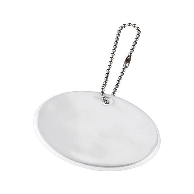 Reflective hanger round large - white