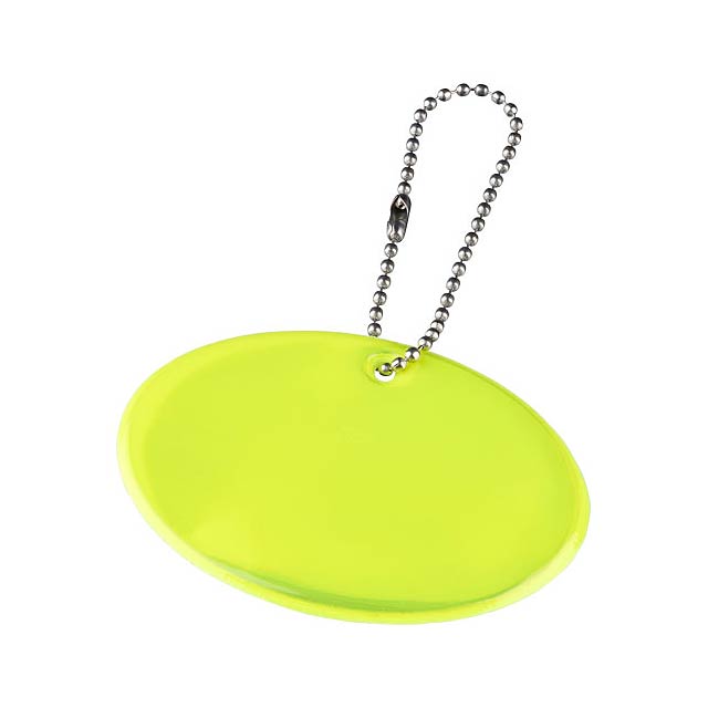 Reflective hanger round large - yellow