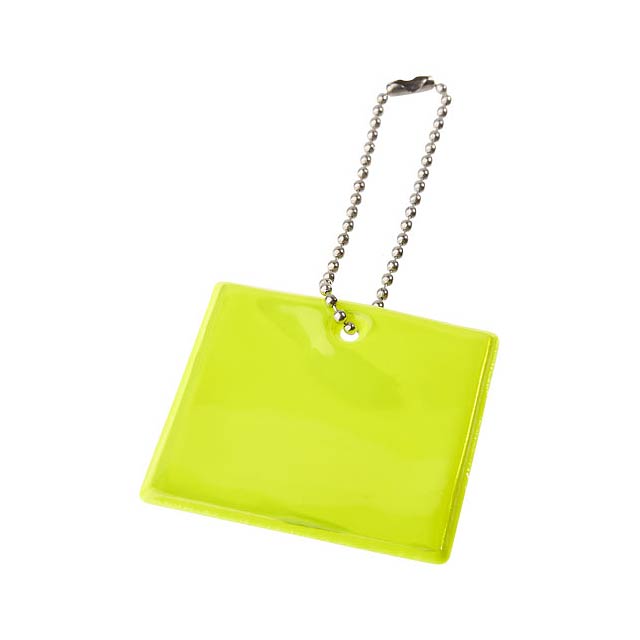 Reflective hanger square - yellow