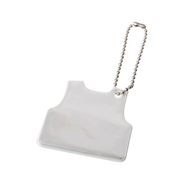 Reflective hanger vest - white