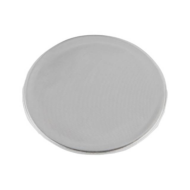 Reflective sticker round medium - white