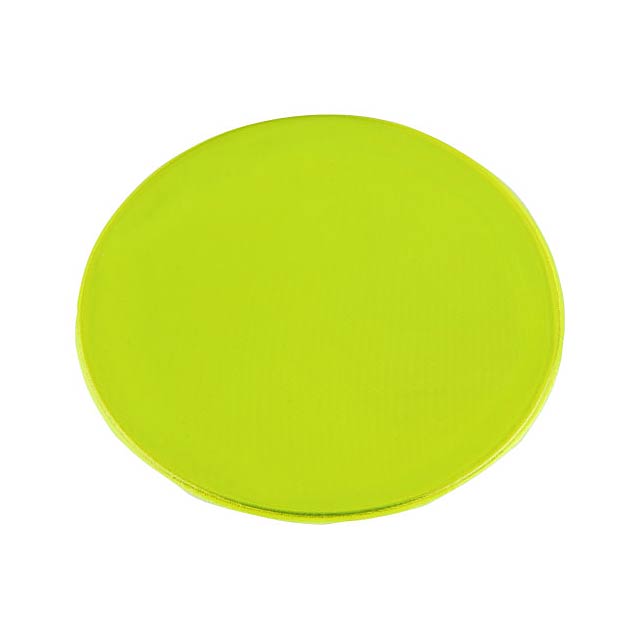 Reflective sticker round medium - yellow