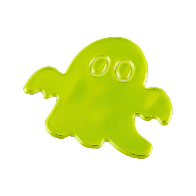 Reflective sticker ghost medium - yellow