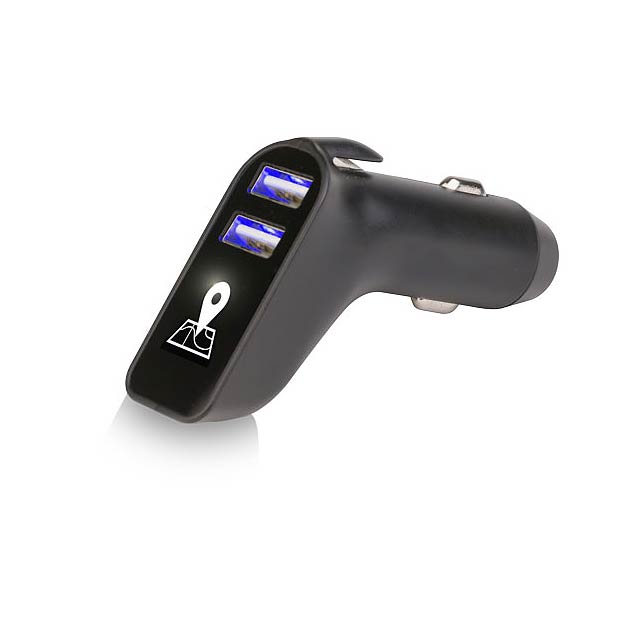 SCX.design V11 GPS Auto-Tracker mit Leuchtlogo - schwarz