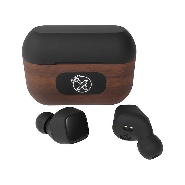 SCX.design E18 light-up true wireless earbuds - wood