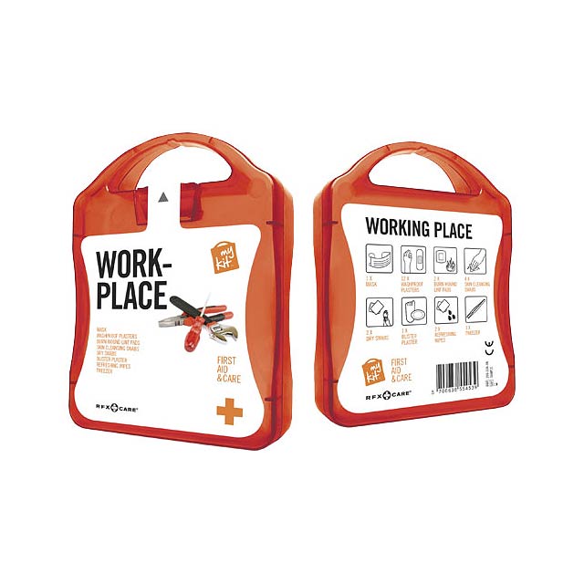 MyKit Workplace First Aid Kit - transparent red