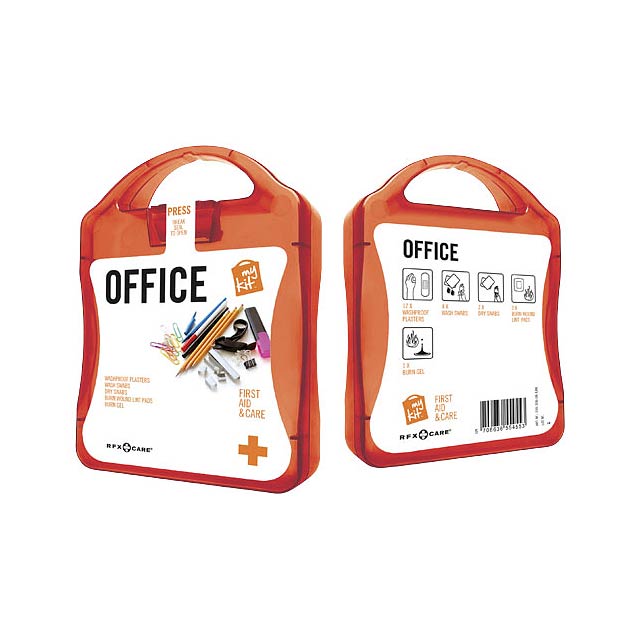 MyKit Office First Aid Kit - transparent red