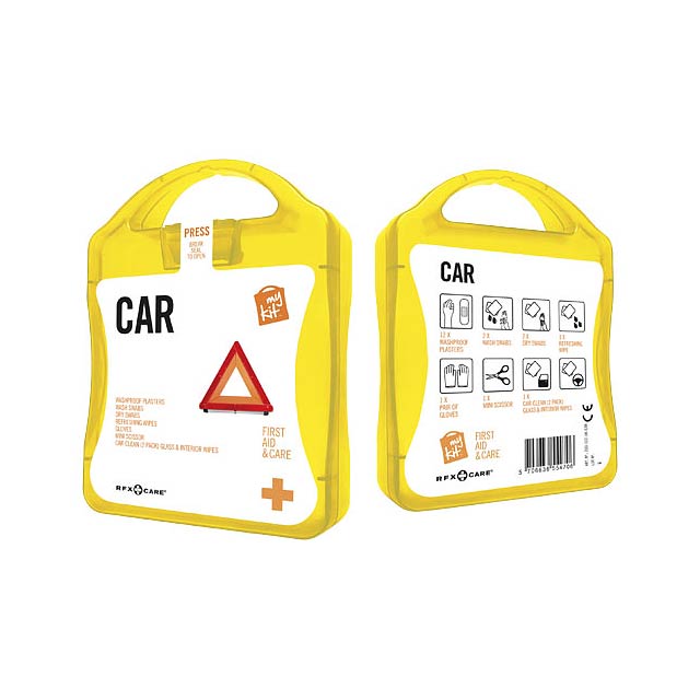 MyKit Car First Aid Kit - yellow