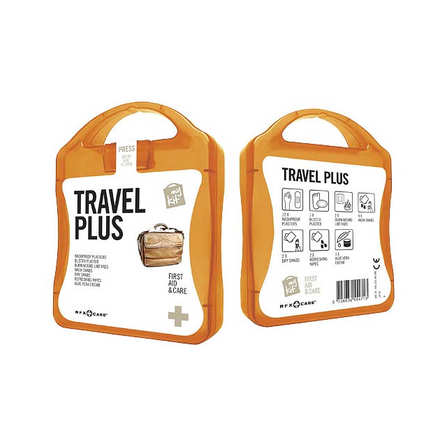 MyKit Travel Plus First Aid Kit - orange