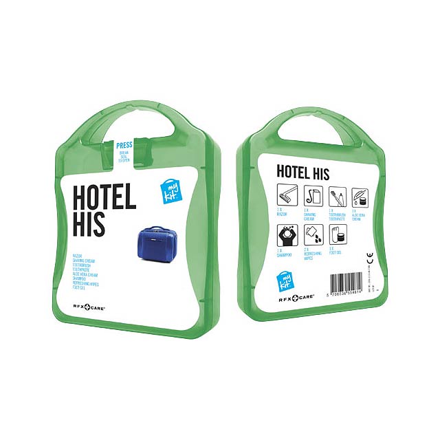 MyKit Hotel His Travel Set - green