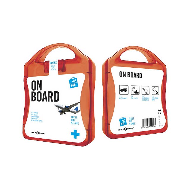 MyKit On Board Travel Set - transparent red