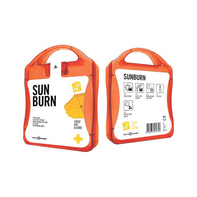 MyKit Sun Burn First Aid Kit - transparent red