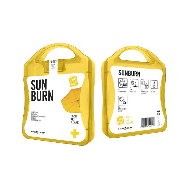 MyKit Sun Burn First Aid Kit - yellow