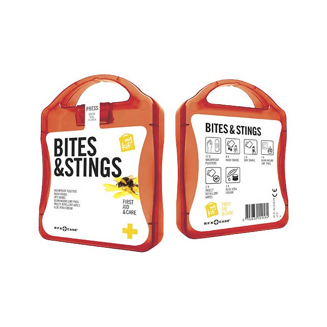 MyKit Bites & Stings First Aid - transparent red
