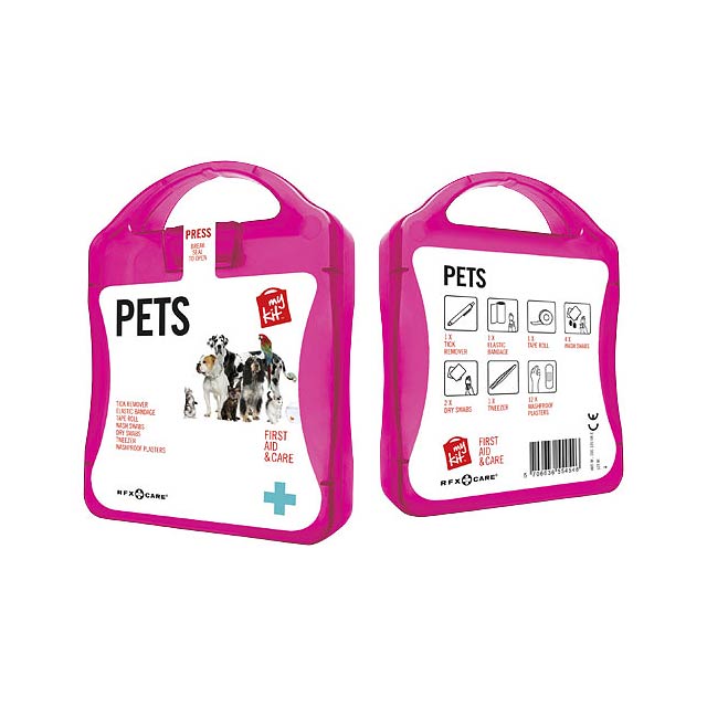 MyKit Pet First Aid Kit - fuchsia
