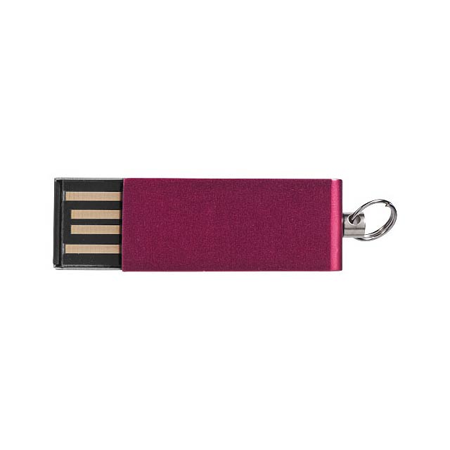 Mini Rotate USB - transparentná červená