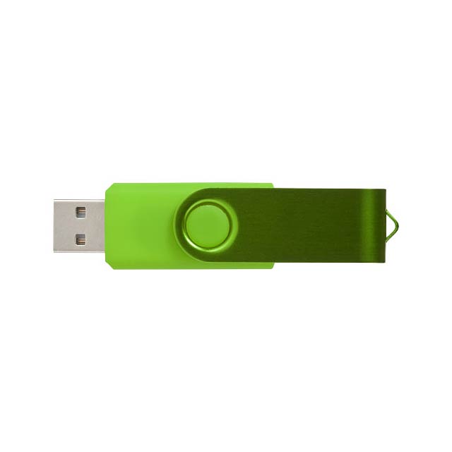 Rotační metalické USB - citrónová - limetková