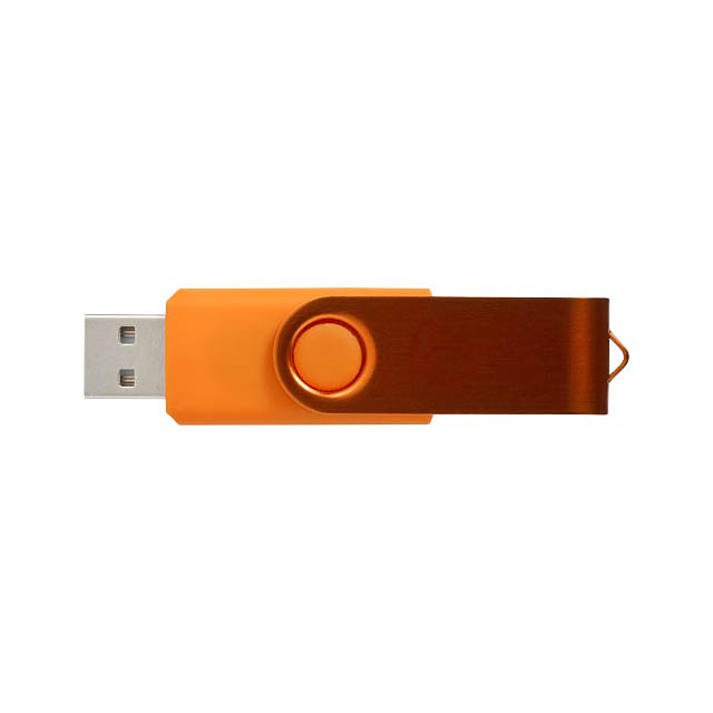 Rotační metalické USB - oranžová