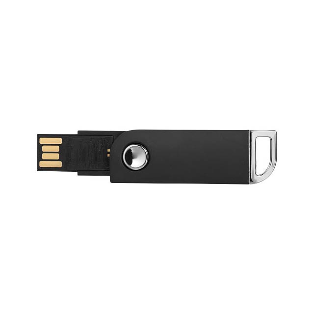 Otočné obdélníkové USB - čierna