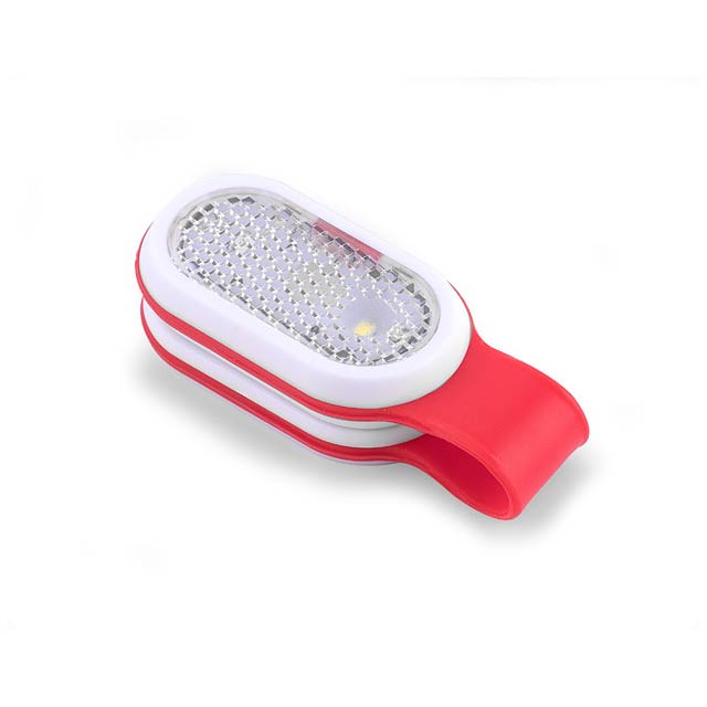 LED svítilna s magnety CLIPSY - červená