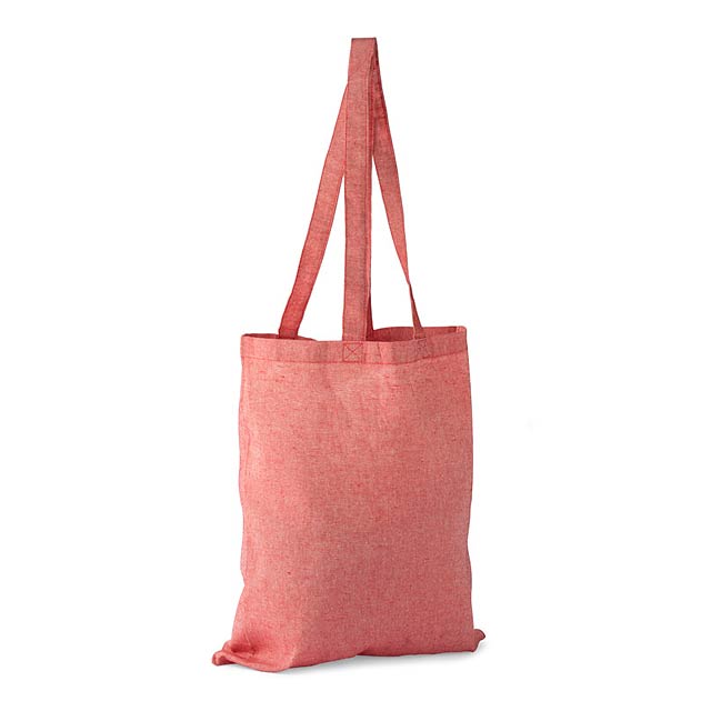 Bavlněná taška MELANGE 140 g - červená