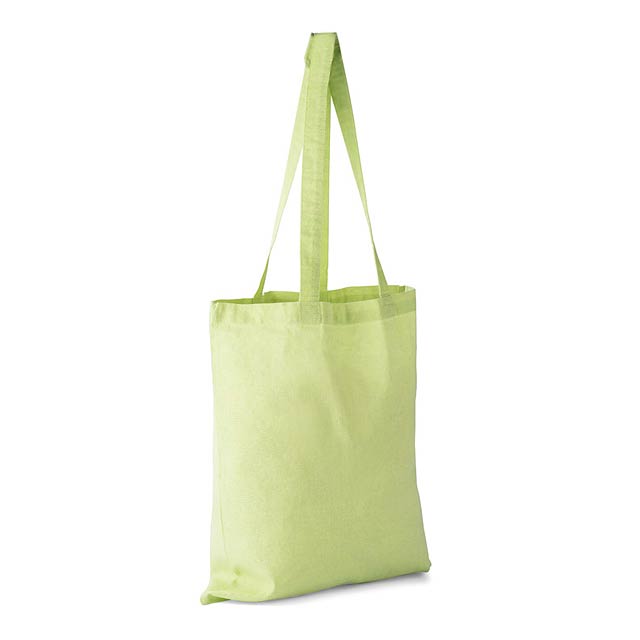Bavlněná taška MELANGE 140 g - zelená