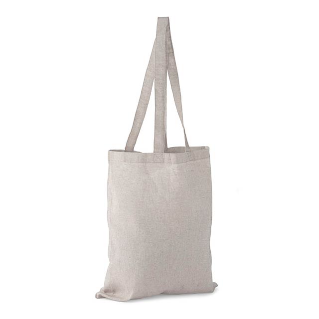 Bavlněná taška MELANGE 140 g - šedá