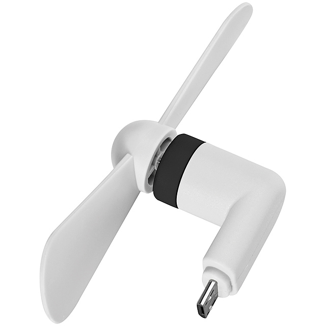 Mini USB ventilátor pre Android - biela