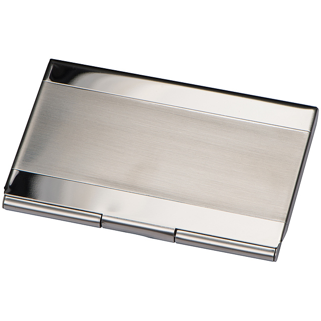 Business card holder - grey