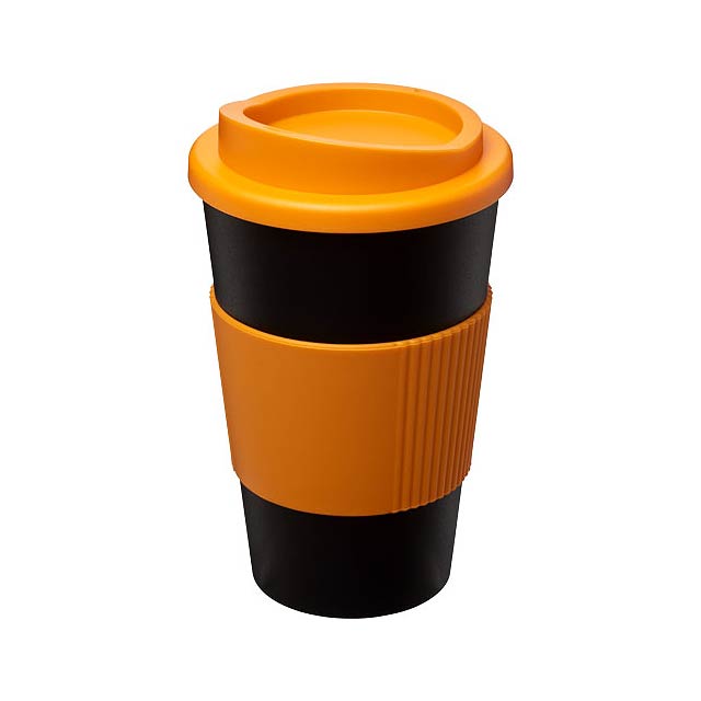 Americano® 350 ml insulated tumbler with grip - black