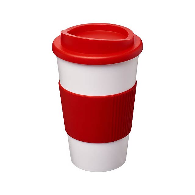 Americano® 350 ml Isolierbecher mit Schutzring - Weiß 