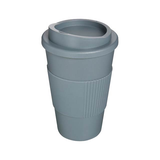 Americano® 350 ml Isolierbecher mit Schutzring - Grau