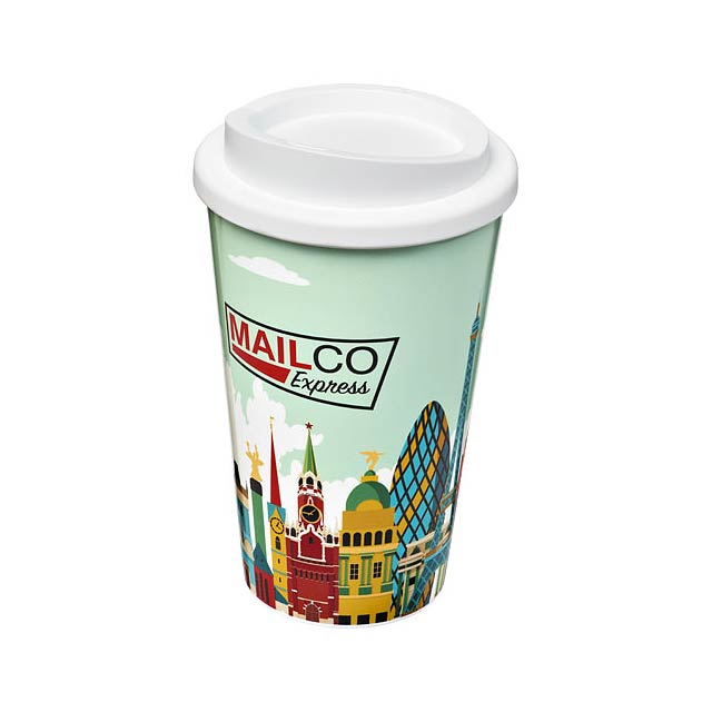 Brite-Americano® 350 ml insulated tumbler - white