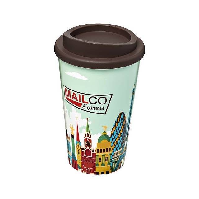 Brite-Americano® 350 ml insulated tumbler - brown