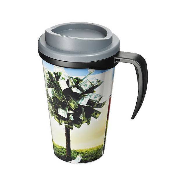 Brite-Americano® grande 350 ml insulated mug - black