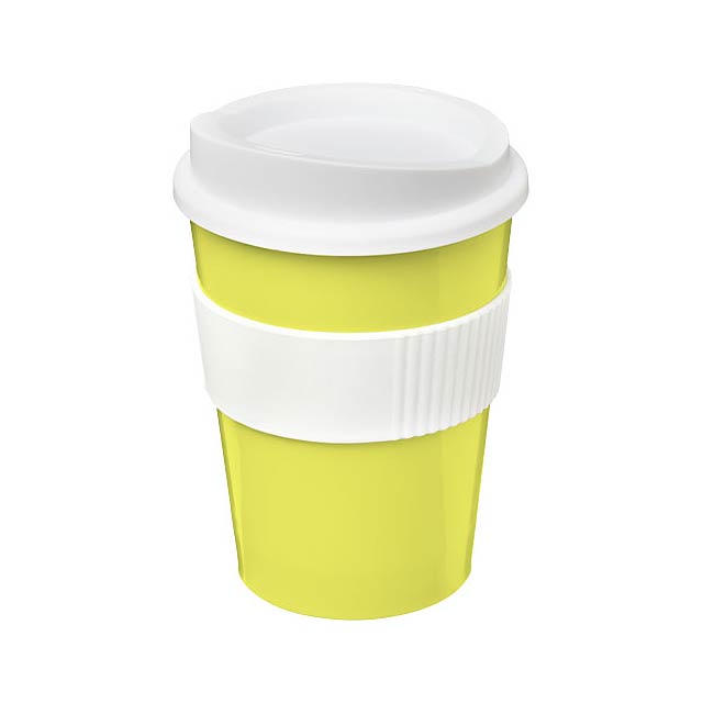 Americano® Medio 300 ml Becher mit Schutzring - zitronengelb 