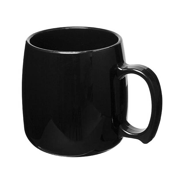 Classic 300 ml plastic mug - black