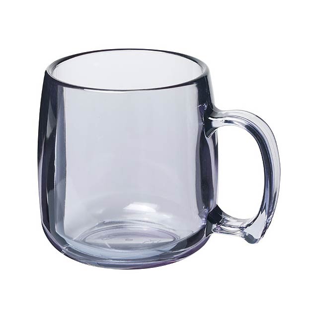 Classic 300 ml plastic mug - transparent