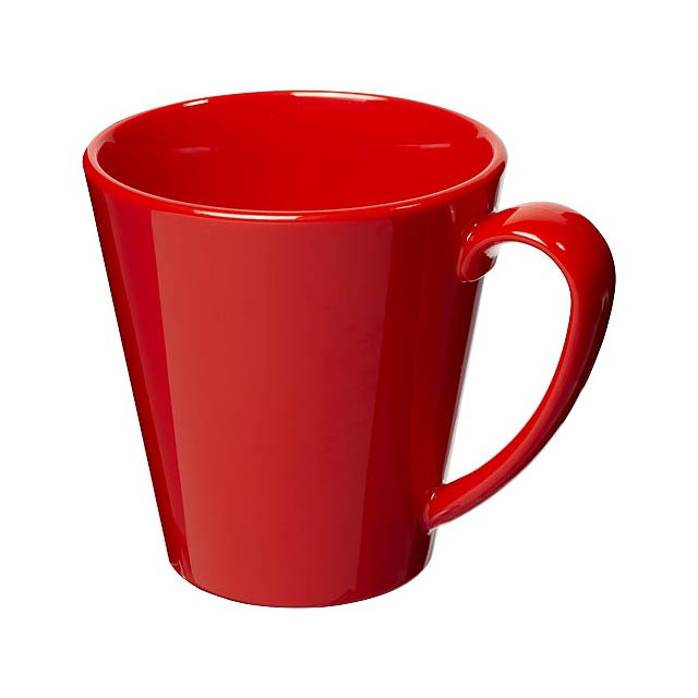 Supreme 350 ml plastic mug - transparent red